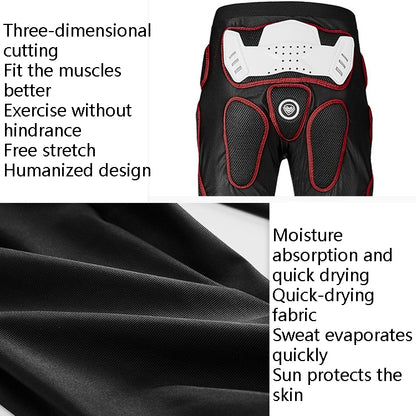 SULAITE Motorcycle Cross-Country Riding Trousers Protective Hip Pants, Specification: XXXL(Red) - Protective Gear by SULAITE | Online Shopping UK | buy2fix