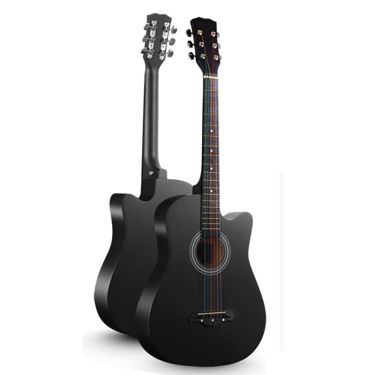 Folk Acoustic Guitar Beginner Training And Teaching Stringed Instruments, Colour: 41 Inch (Black) - Stringed Instruments by buy2fix | Online Shopping UK | buy2fix