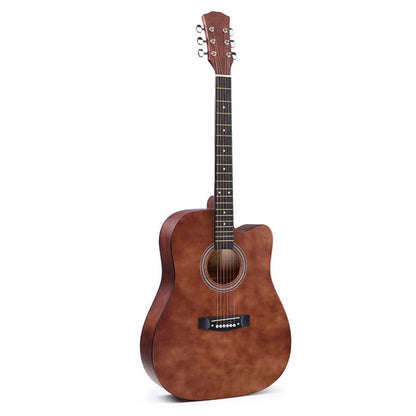 Folk Acoustic Guitar Beginner Training And Teaching Stringed Instruments, Colour: 41 Inch (Brown) - Stringed Instruments by buy2fix | Online Shopping UK | buy2fix