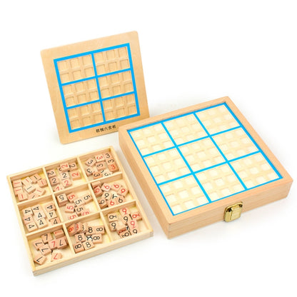 3 In1 Children Multifunctional Sudoku Board Game Puzzle Board Game(Pink) - Table Games by buy2fix | Online Shopping UK | buy2fix