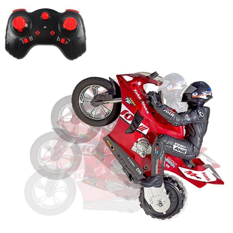 2.4G Remote Control Self-Balancing Stunt Motorcycle Single-Wheel Standing Electric Toy Car(Red) - RC Cars by buy2fix | Online Shopping UK | buy2fix