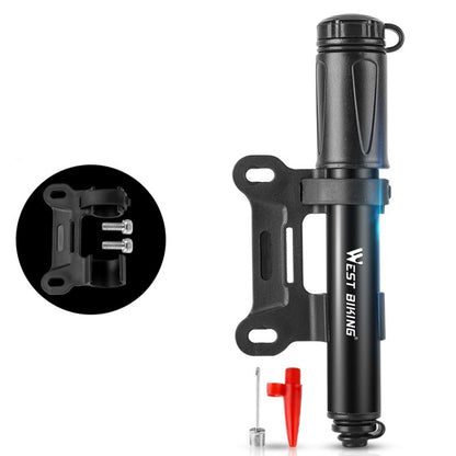 West Biking Bicycle High Pressure Pump Mini Portable Basketball Inflator With Hose(Black) - In Car by West Biking | Online Shopping UK | buy2fix