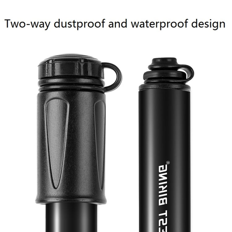 West Biking Bicycle High Pressure Pump Mini Portable Basketball Inflator With Hose(Black) - In Car by West Biking | Online Shopping UK | buy2fix