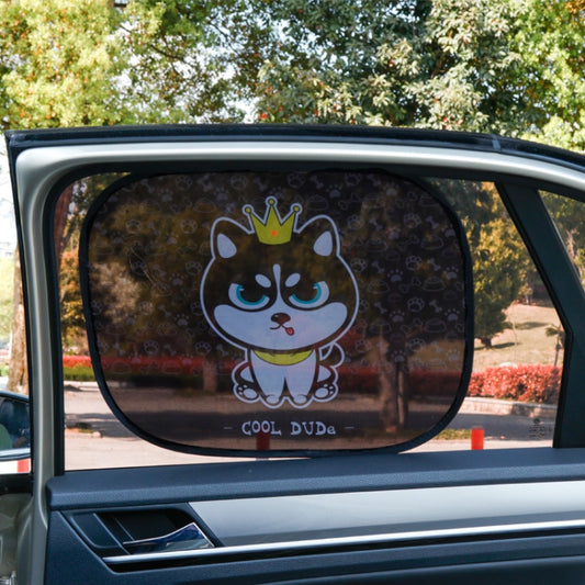 N978 2 Sets Summer Cartoon Car Electrostatic Adsorption Side Window Shade Sticker(One Pair  Two ha) - Sound & Heat Insulation Cotton by buy2fix | Online Shopping UK | buy2fix