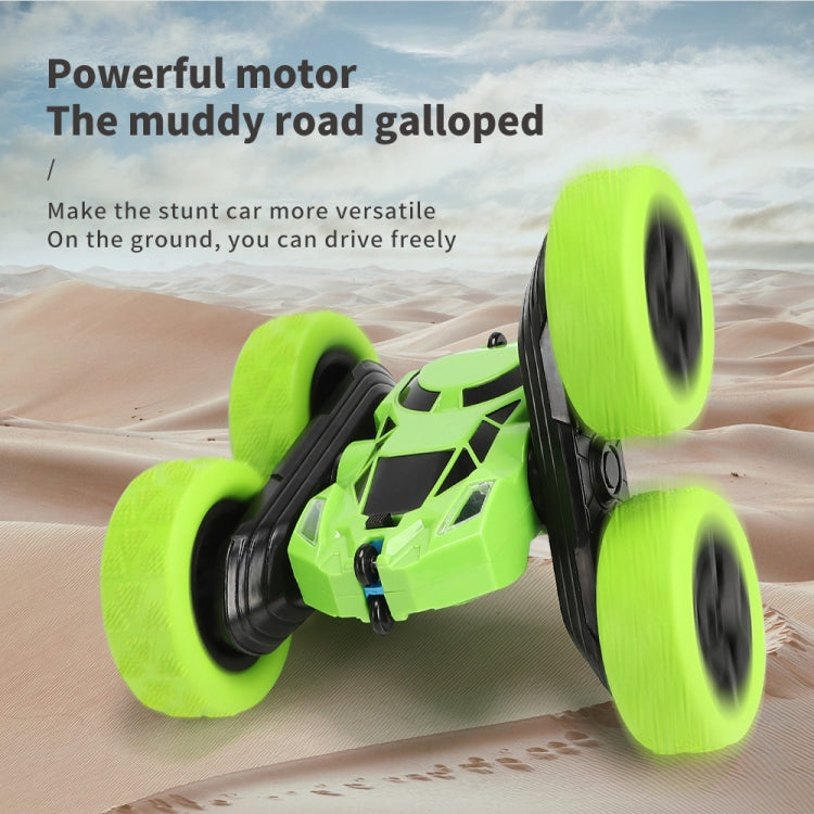 1:24 Double-Sided Stunt Car Rotating Tumbling And Twisting Stunt Car RC Climbing Children Remote Control Car(Sky Blue) - RC Cars by buy2fix | Online Shopping UK | buy2fix