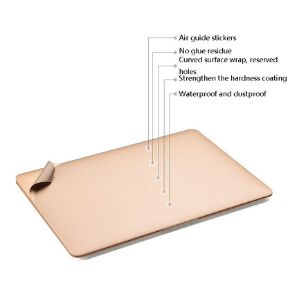 JRC Laptop Film Computer Top Shell Body Protection Sticker For MacBook Pro 16 inch A2141(Champagne Gold) - Protector Sticker by JRC | Online Shopping UK | buy2fix