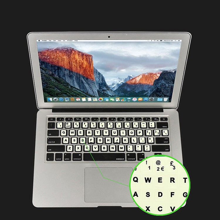 3 PCS Luminous Keyboard Stickers Notebook Desktop Computer Keyboard Stickers(Italian) - Silicone / Sticker by buy2fix | Online Shopping UK | buy2fix