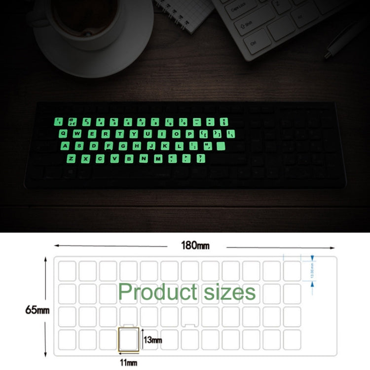 3 PCS Luminous Keyboard Stickers Notebook Desktop Computer Keyboard Stickers(Thai) - Silicone / Sticker by buy2fix | Online Shopping UK | buy2fix