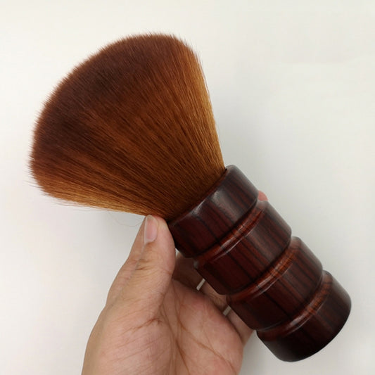 Hair Cut Broken Hair Duster Brush Solid Wood Soft Bristles Cleaning Brush Hairdressing Suppliess(S2 Brush) - Hair Trimmer by buy2fix | Online Shopping UK | buy2fix