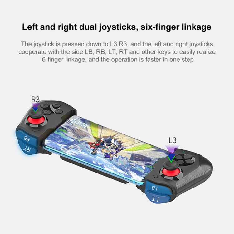 Mocute 060 Stretch Dual Joystick Bluetooth Gamepad For Android & IOS 13.4 or Above - Controller Gamepad by buy2fix | Online Shopping UK | buy2fix