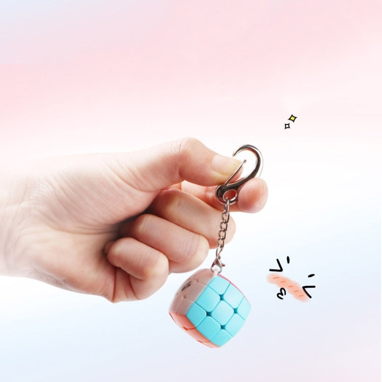 2 PCS Mini Keychain Magic Cube Decompression Toy Second-order Keychain - Magic Cubes by buy2fix | Online Shopping UK | buy2fix