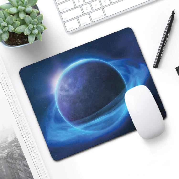 6 PCS Non-Slip Mouse Pad Thick Rubber Mouse Pad, Size: 21 X 26cm(Blue Planet) - Mouse Pads by buy2fix | Online Shopping UK | buy2fix