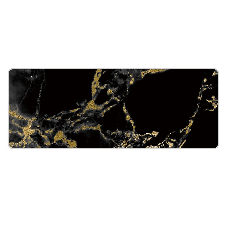 300x800x4mm Marbling Wear-Resistant Rubber Mouse Pad(Black Gold Marble) - Mouse Pads by buy2fix | Online Shopping UK | buy2fix