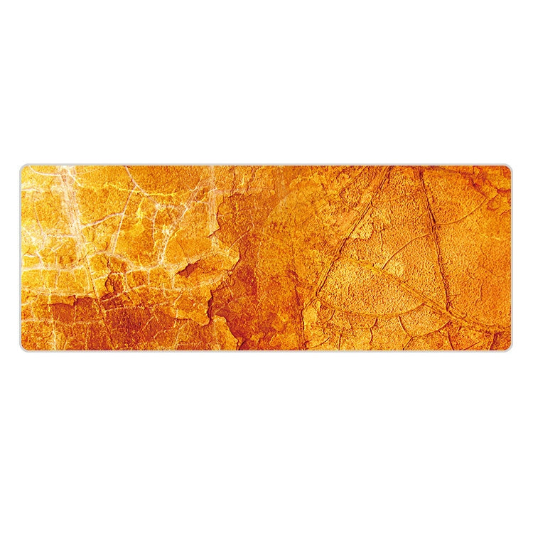 400x900x4mm Marbling Wear-Resistant Rubber Mouse Pad(Yellow Marble) - Mouse Pads by buy2fix | Online Shopping UK | buy2fix