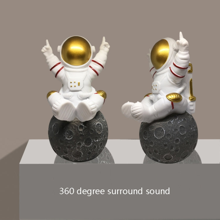 Wireless Bluetooth Small Speaker TWS Mini Portable Astronaut Audio(Silver Gray) - Mini Speaker by buy2fix | Online Shopping UK | buy2fix