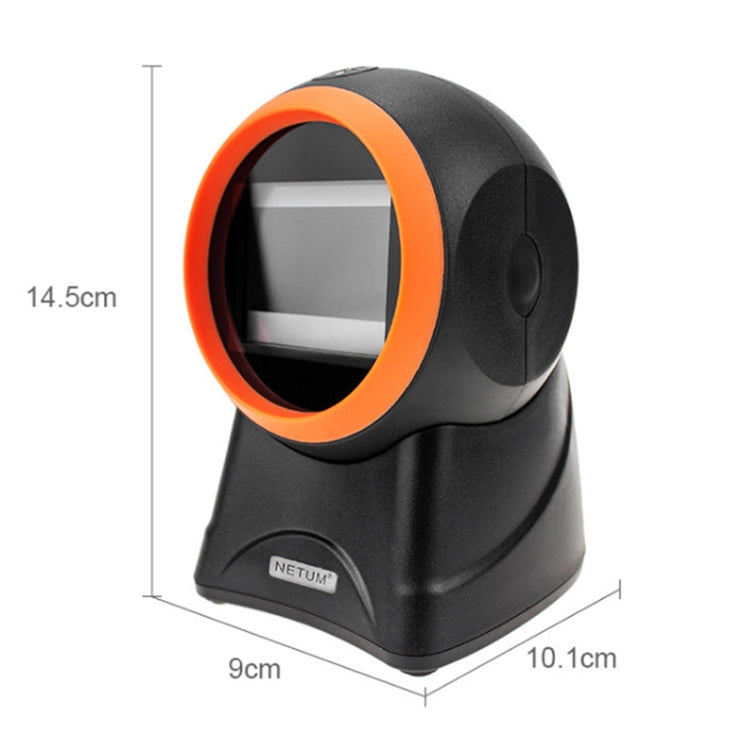 NETUM 2050 Supermarket Cashier Barcode QR Code Scanner Desktop Vertical Scanner, Specification： Regular Version - Barcode Scanner by NETUM | Online Shopping UK | buy2fix