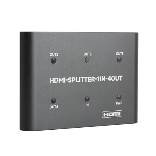 Waveshare 23738 4K HDMI Splitter, 1 In 4 Out, Share One HDMI Source - Splitter by Waveshare | Online Shopping UK | buy2fix