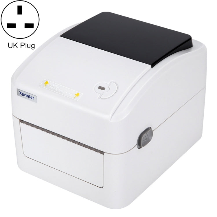 Xprinter XP-420B 108mm Express Order Printer Thermal Label Printer, Style:USB+LAN Port(UK Plug) - Printer by Xprinter | Online Shopping UK | buy2fix