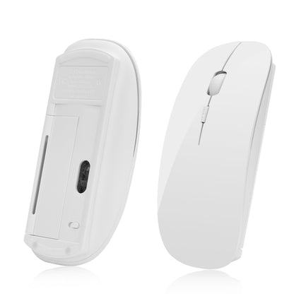 MF-822 2.4G Wireless Mouse 4 Keys Mute Office Ultra-Thin Mouse(White) - Wireless Mice by buy2fix | Online Shopping UK | buy2fix