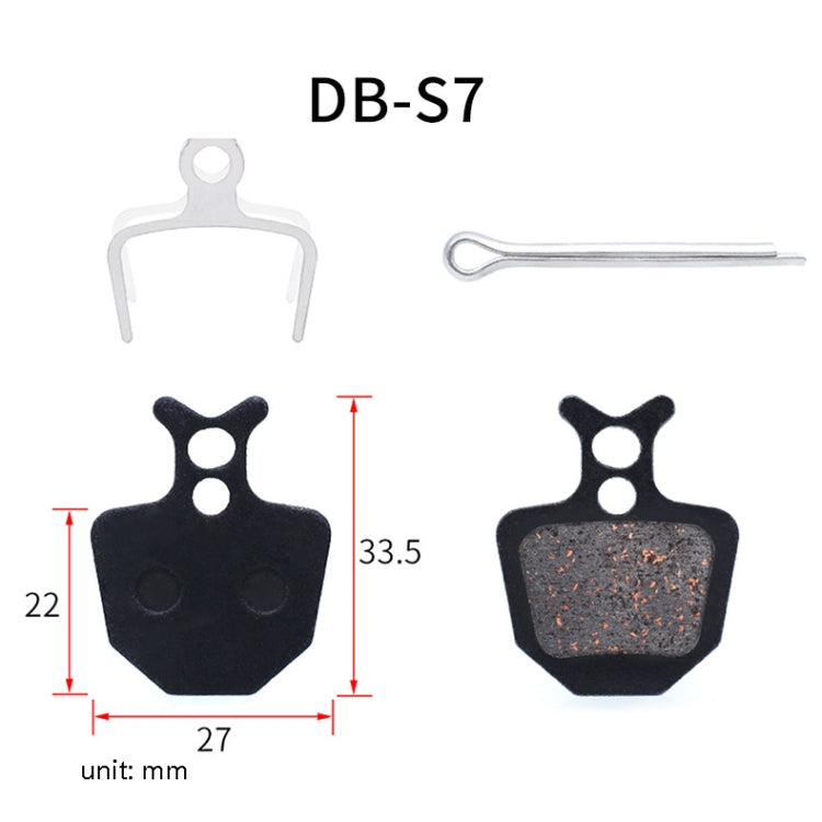 3 Pairs Mountain Bike Semi-Metallic Brake Pads M355 Oil Disc BB5 Resin Disc Brakes, Bagged(DB-S7) - Outdoor & Sports by buy2fix | Online Shopping UK | buy2fix