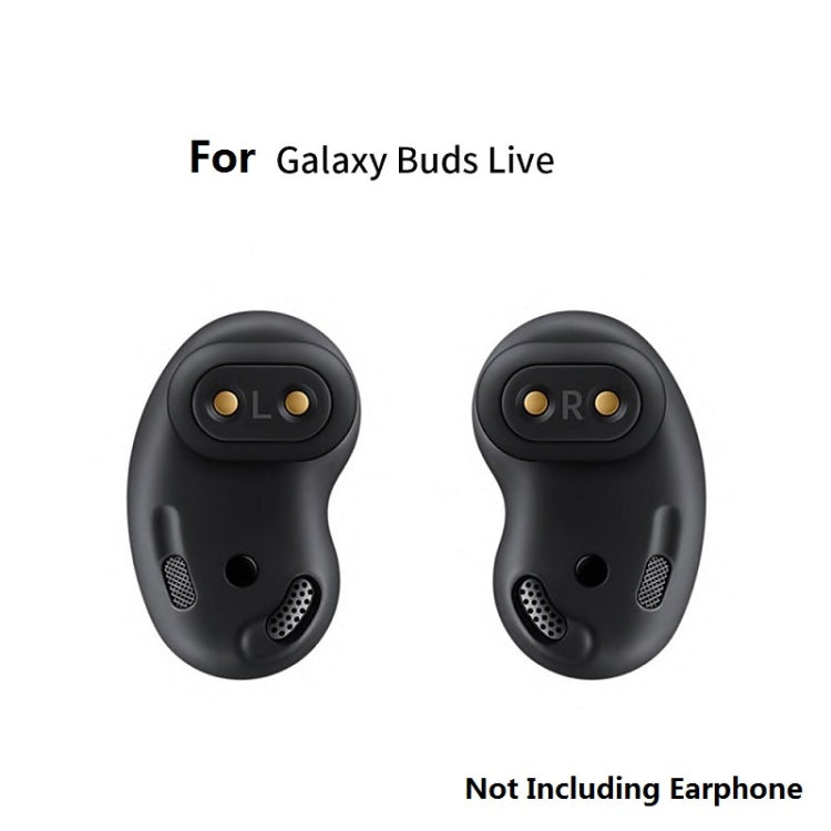 2 Sets Bluetooth Earphone Silicone Earplug Caps For Samsung Galaxy Buds Live(White-2 Pairs) - Apple Accessories by buy2fix | Online Shopping UK | buy2fix