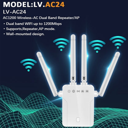 M-95B 300M Repeater WiFi Booster Wireless Signal Expansion Amplifier(White - EU Plug) - Computer & Networking by buy2fix | Online Shopping UK | buy2fix