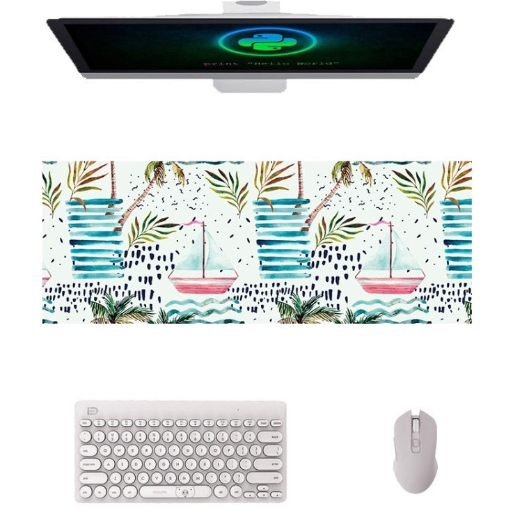 800x300x2mm  Office Learning Rubber Mouse Pad Table Mat(2 Flamingo) - Mouse Pads by buy2fix | Online Shopping UK | buy2fix