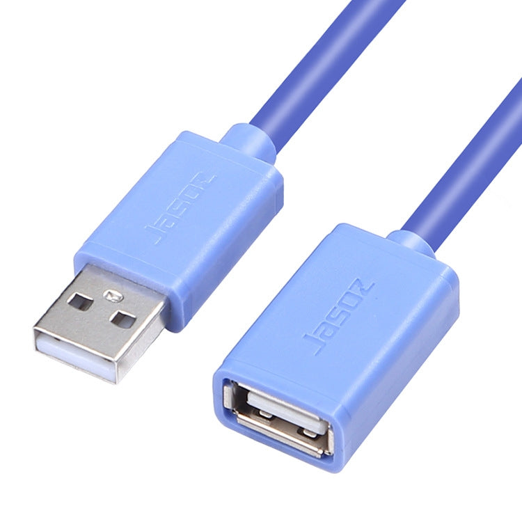 3 PCS Jasoz USB Male to Female Oxygen-Free Copper Core Extension Data Cable, Colour: Dark Blue 1m - USB Cable by buy2fix | Online Shopping UK | buy2fix