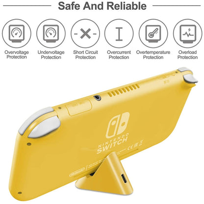 2 PCS DOBE TNS-19062 Host Charging Bottom Portable Triangle Game Console Charger For Switch / Lite(Yellow) - Toys & Hobbies by DOBE | Online Shopping UK | buy2fix