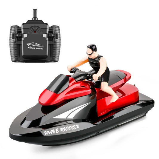 809  2.4G Remote Control Motor Speed Boat High Speed Electric Yacht Model Children Water Toys, Specification Single Battery (Red) - RC Boats by buy2fix | Online Shopping UK | buy2fix