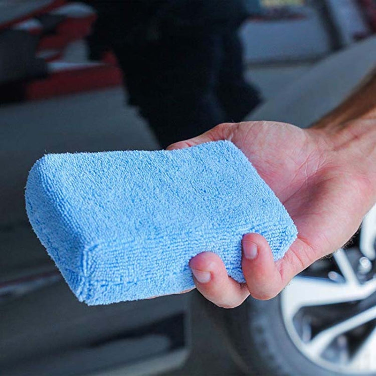 10  PCS / Set FJDLK-001 Microfiber Car Washing Cleaning Waxing Polishing Sponge Towel Cloth Square Car Care Tools 3cm Thick(12x8x4cm) - In Car by buy2fix | Online Shopping UK | buy2fix