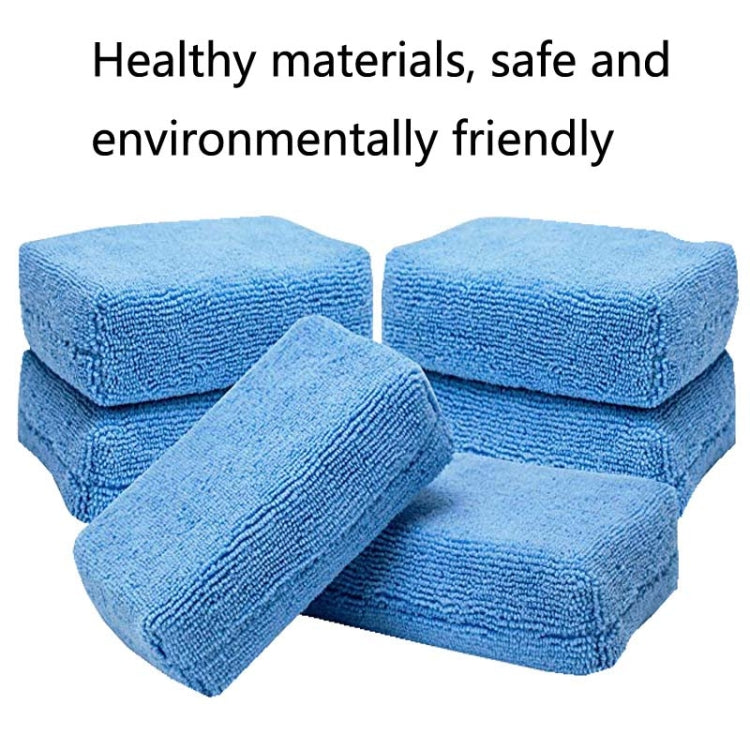 10  PCS / Set FJDLK-001 Microfiber Car Washing Cleaning Waxing Polishing Sponge Towel Cloth Square Car Care Tools 3cm Thick(12x8x4cm) - In Car by buy2fix | Online Shopping UK | buy2fix