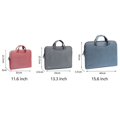 LiSEN LS-116 Simple Laptop Bag Business Laptop Liner Bag, Size: 13.3 inch(Snowflake Nylon Black) - 13.3 inch by LiSEN | Online Shopping UK | buy2fix