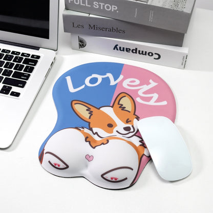 Silicone Hand Rest Thickened Wrist Mouse Pad(RJ-011 Cat Star) - Mouse Pads by buy2fix | Online Shopping UK | buy2fix