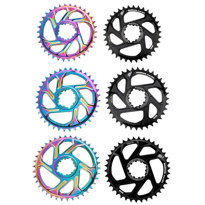 BDSNAIL Mountain Bike Single Disk GXP Direct-Shaped Integrated Disk Positive And Negative Tooth Disc, Colour: 36T (Dazzling Color) - Outdoor & Sports by buy2fix | Online Shopping UK | buy2fix