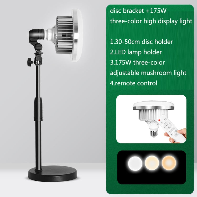 Mobile Phone Live Support Shooting Gourmet Beautification Fill Light Indoor Jewelry Photography Light, Style: 175W Mushroom Lamp + Stand - Consumer Electronics by buy2fix | Online Shopping UK | buy2fix