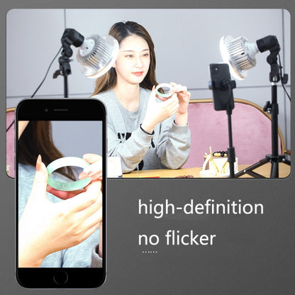 Mobile Phone Live Support Shooting Gourmet Beautification Fill Light Indoor Jewelry Photography Light, Style: 225W Mushroom Lamp + Stand + Overhead Stand - Consumer Electronics by buy2fix | Online Shopping UK | buy2fix