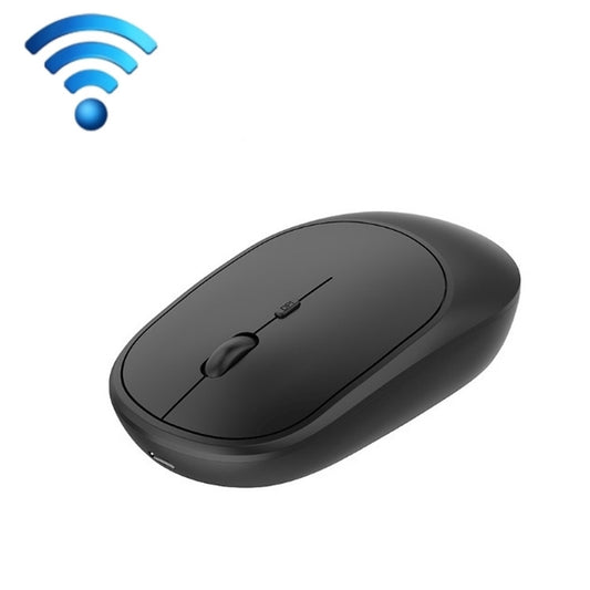 M030 4 Keys 1600DPI Laptop Office Mute Mouse, Style: Double Mode (Black) - Wireless Mice by buy2fix | Online Shopping UK | buy2fix