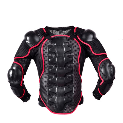 GHOST RACING F060 Motorcycle Armor Suit Riding Protective Gear Chest Protector Elbow Pad Fall Protection Suit, Size: M(Red) - In Car by GHOST RACING | Online Shopping UK | buy2fix