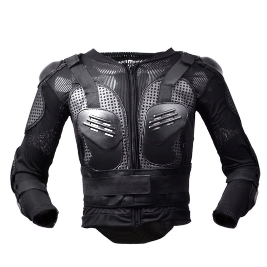 GHOST RACING F060 Motorcycle Armor Suit Riding Protective Gear Chest Protector Elbow Pad Fall Protection Suit, Size: L(Black) - In Car by GHOST RACING | Online Shopping UK | buy2fix