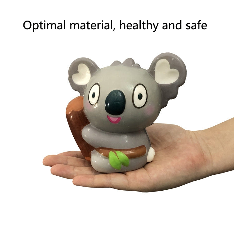 2 PCS TTPU1209 Color Printing Koala Slow Rebound Decompression Toy(Orange) - Squeeze Toys by buy2fix | Online Shopping UK | buy2fix