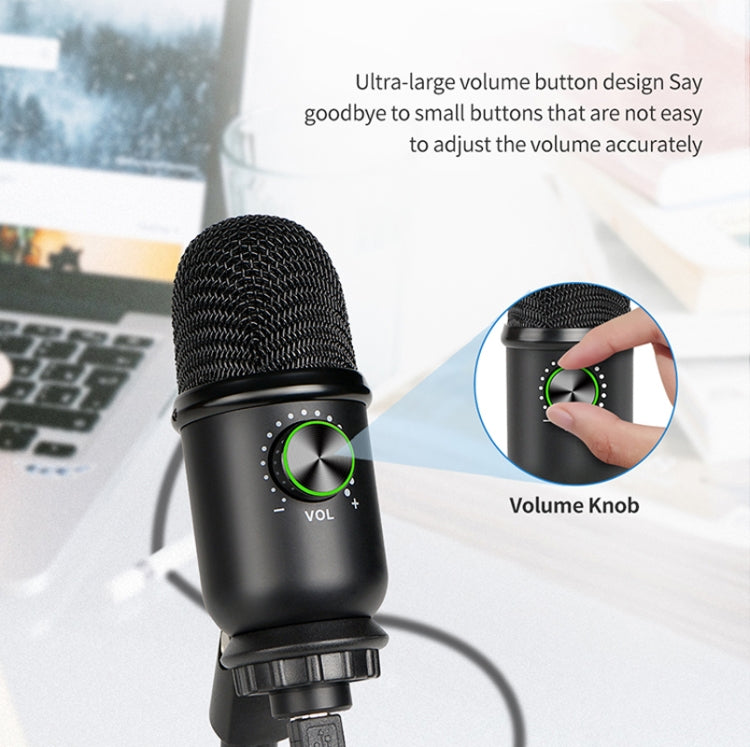 MVD-2 Condenser Microphone Computer USB Recording Desktop Microphone With Tripod - Consumer Electronics by buy2fix | Online Shopping UK | buy2fix