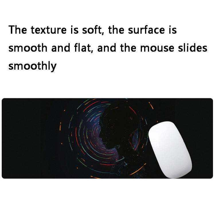 Hand-Painted Fantasy Pattern Mouse Pad, Size: 300 x 800 x 1.5mm Not Overlocked(4 Tree Scenery) - Mouse Pads by buy2fix | Online Shopping UK | buy2fix