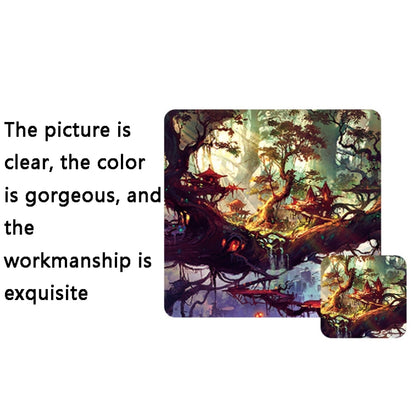 Hand-Painted Fantasy Pattern Mouse Pad, Size: 300 x 800 x 5mm Seaming(3 Dream Landscape) - Mouse Pads by buy2fix | Online Shopping UK | buy2fix