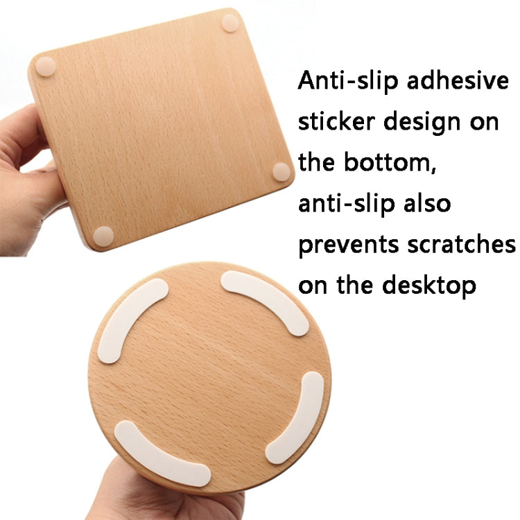 AM-EJZJ001 Desktop Solid Wood Headset Display Stand, Style: D - Apple Accessories by buy2fix | Online Shopping UK | buy2fix