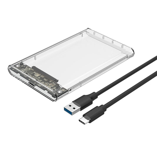 TU31 2.5 Inch USB3.1 TYPE-C Interface Hard Disk Transparent Protective Shell - HDD Enclosure by buy2fix | Online Shopping UK | buy2fix