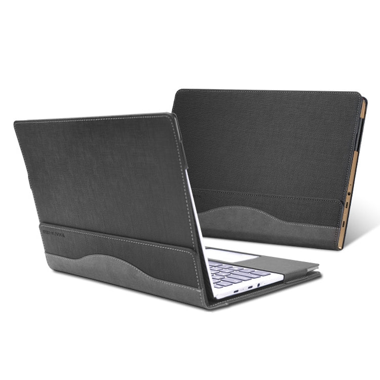 Laptop PU Leather Protective Case For Lenovo Yoga 720-13(Gentleman Gray) - 13.3 inch by buy2fix | Online Shopping UK | buy2fix