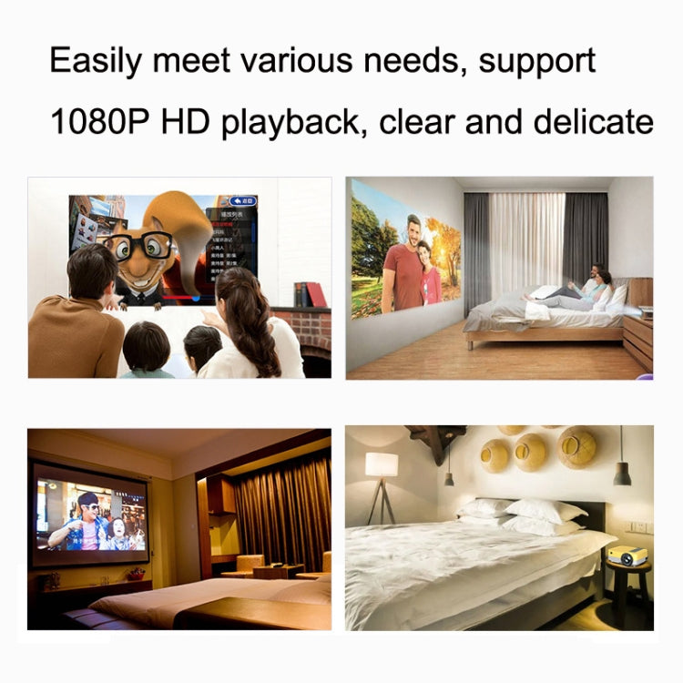 Z6 Home LED HD Smart Small Projector, CN Plug(WiFi Android Version) - Consumer Electronics by buy2fix | Online Shopping UK | buy2fix