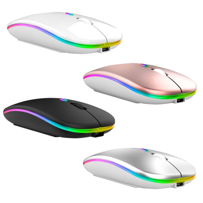 C7002 2400DPI 4 Keys Colorful Luminous Wireless Mouse, Color: 2.4G White - Wireless Mice by buy2fix | Online Shopping UK | buy2fix