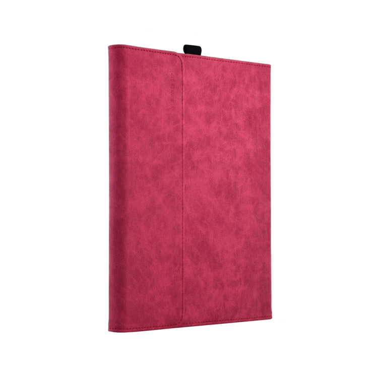 13 inch Leather Tablet Protective Case For Microsoft Surface Pro X, Color: Rose Red - 13.3 inch by buy2fix | Online Shopping UK | buy2fix